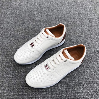 BALLY 발리 멘즈 플레인 카프레더 스니커 6231537