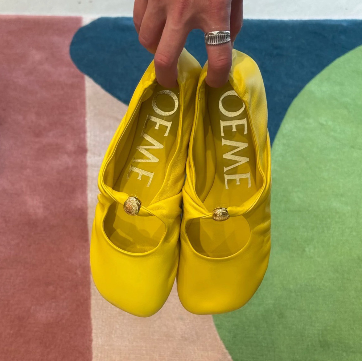 LOEWE 로에베 발레리나 플랫 2507131424