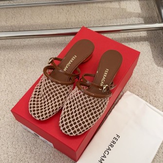 Ferragamo 페레가모 Mesh slingback 샌들 2507141800